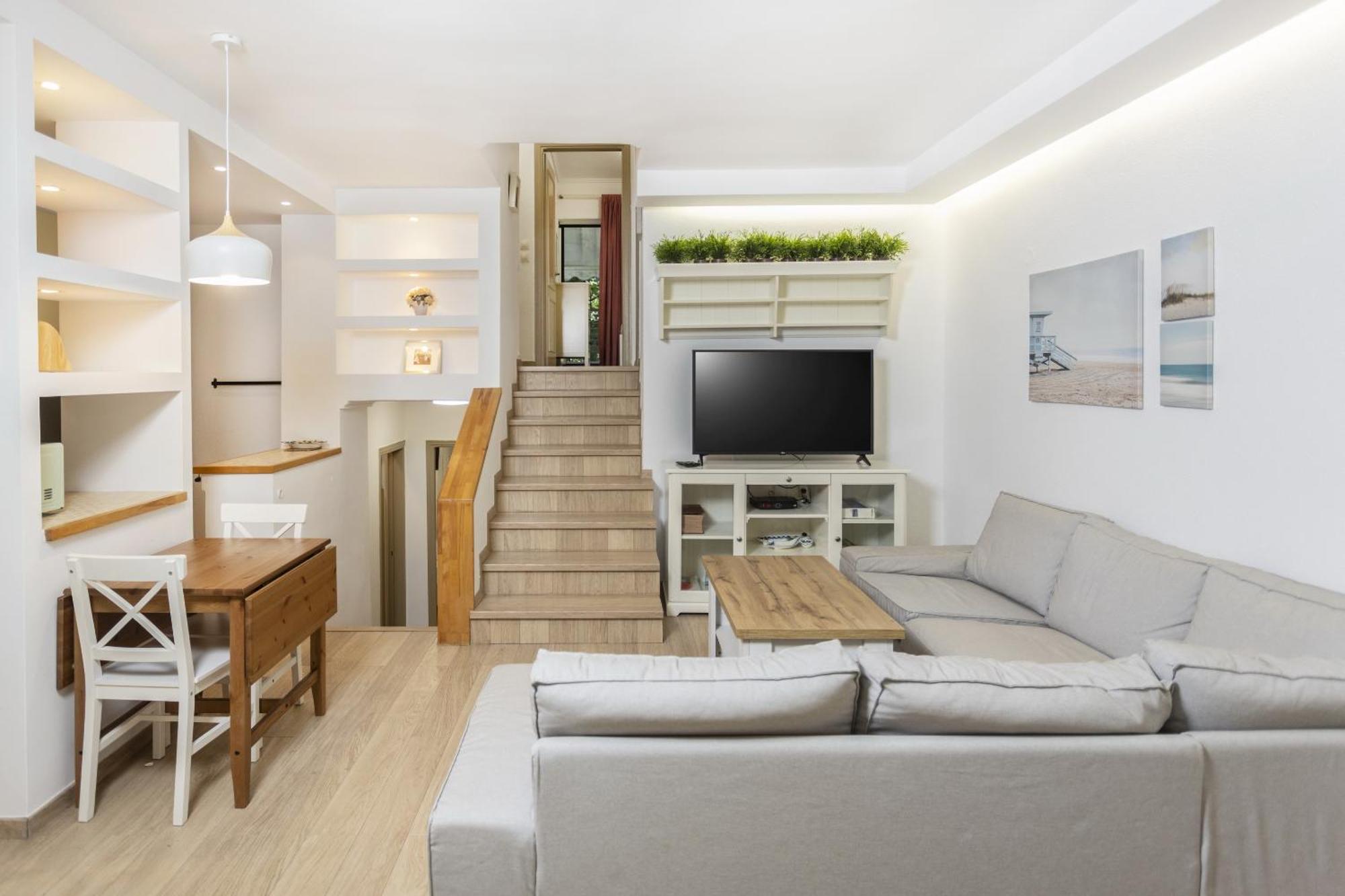 Lovely Villa 3 Min From The Beach ハニオティス エクステリア 写真