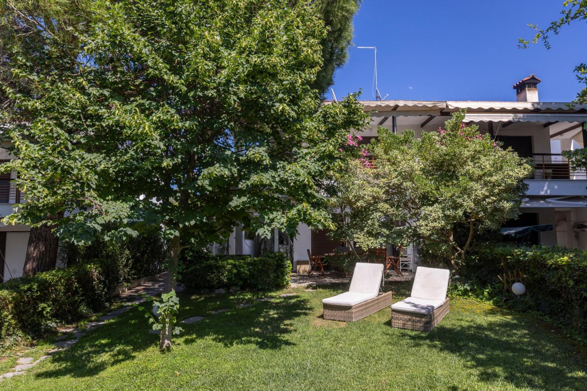 Lovely Villa 3 Min From The Beach ハニオティス エクステリア 写真